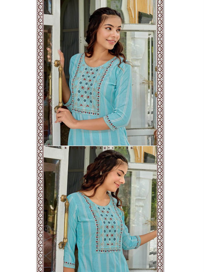 Honey Rose 1 Fancy Designer Ethnic Wear Kurtis Collection